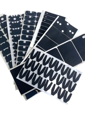 定制自粘硅胶垫片黑色实心圆垫3IM背胶单面胶平垫减震圆形密封垫