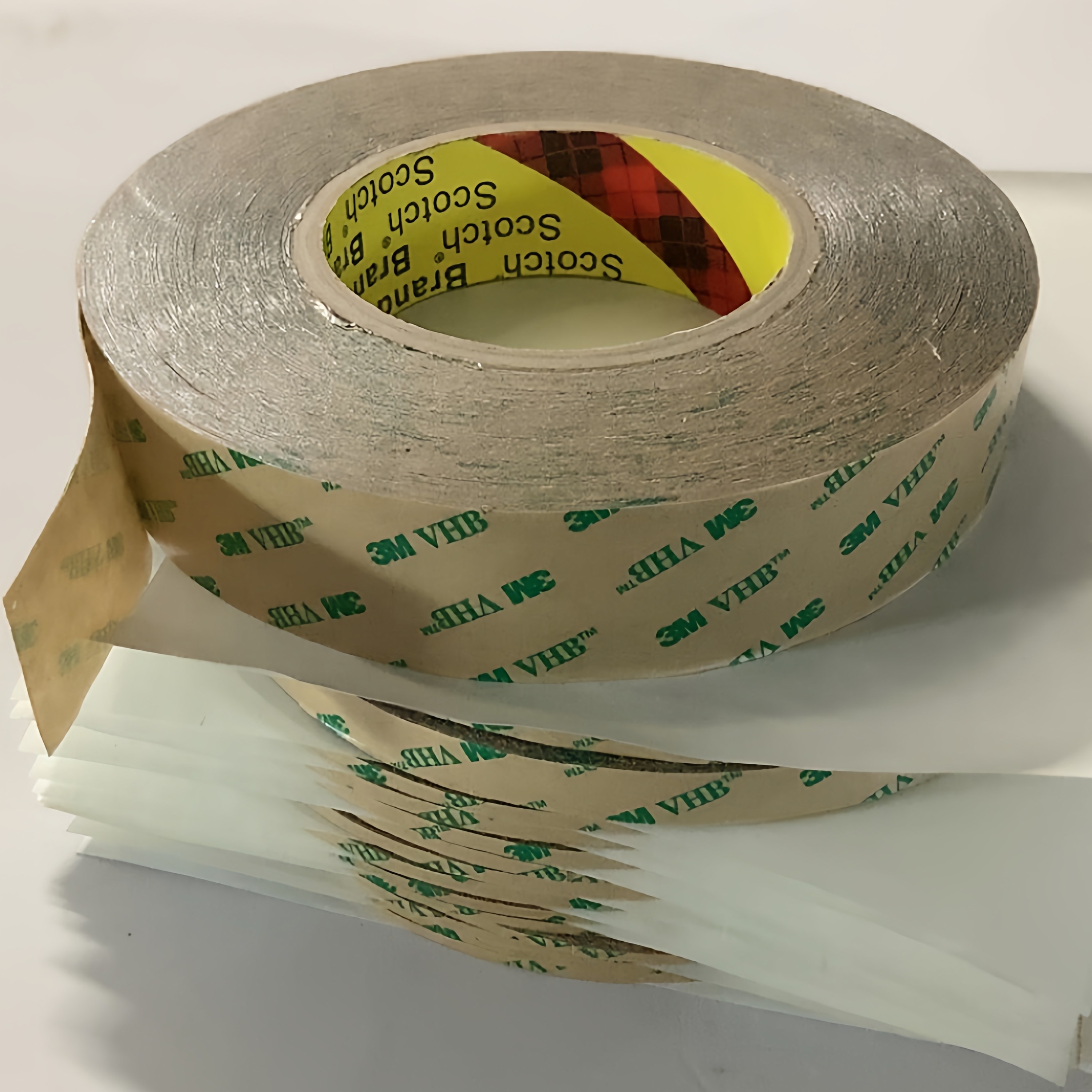 3M9473双面胶带超薄0.25毫米 塑料金属面板无残留耐高温260°烫印