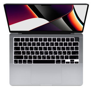 Pro14寸俄语键盘膜A2780俄罗斯俄文 MacBook M2新款 适用Mac苹果M1