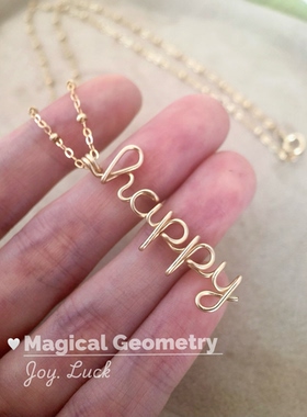 【mg】新~少女の名字手工项链