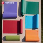 Manduka 6mm青蛙瑜伽垫专业防滑耐磨加厚传奇黑垫家用健身 PRO4.7