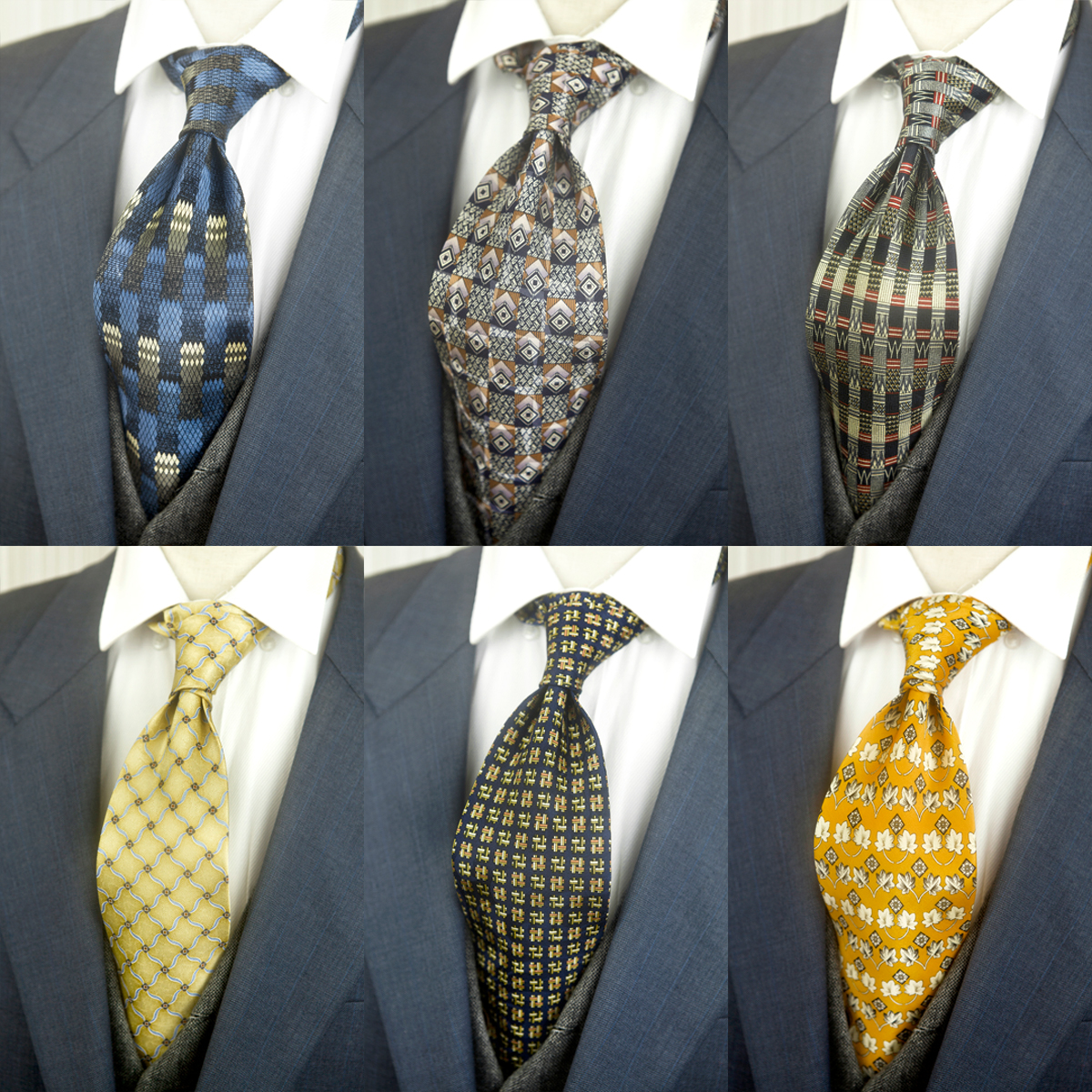 斜纹商务温莎结领带礼盒装