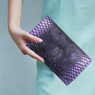 高级感真皮手拿包女包2024新款时尚气质手抓包手包长款钱包信封包