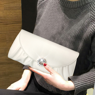 气质手抓包手包小包链条 大容量高端女士真皮手拿包女包2025新款