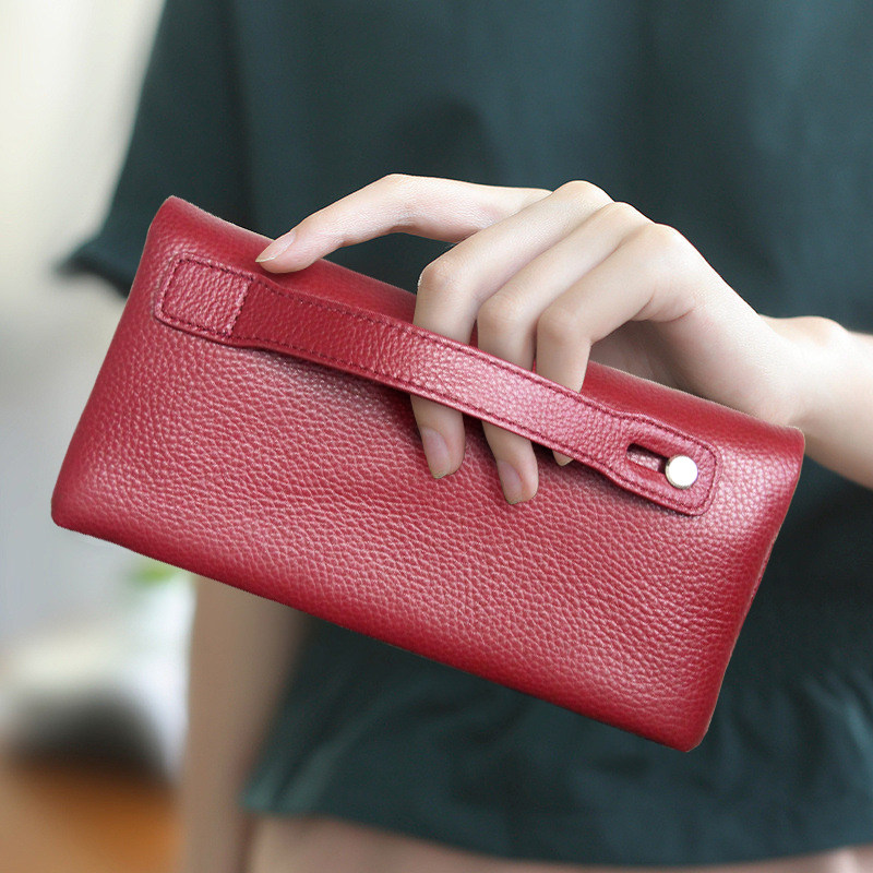 大容量女士真皮手拿包女包2025新款气质手抓包手包零钱包头层牛皮,箱包皮具/热销女包/男包,手拿包,淘宝优惠券,粉丝福利购,淘宝优惠卷