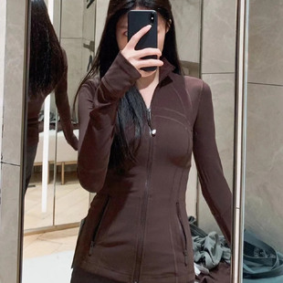 新版 磨毛工艺 客供面料！显瘦10斤适合suo有女神 瑜伽运动外套