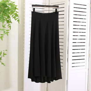 简约不规则下摆多片剪裁半身裙秋 不易皱垂坠感好 正奢 bi收柜王
