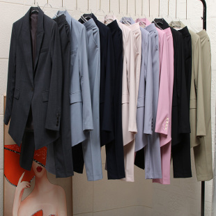 2023秋冬新款 套装 商务职业羊毛混纺一粒扣西装 海外订单省5K纯尾