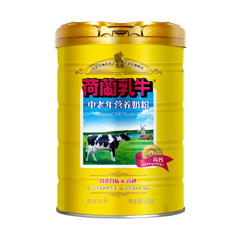 荷兰乳牛中老年奶粉800g*2礼盒