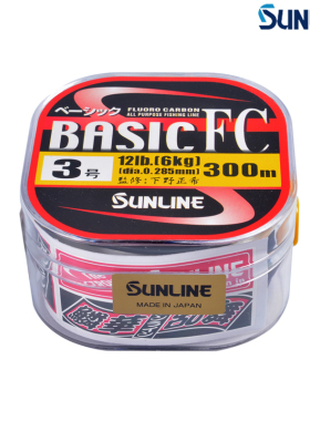 日本进口碳素线SUNLINE桑濑鱼线BASIC FC300碳线路亚主线矶钓子线