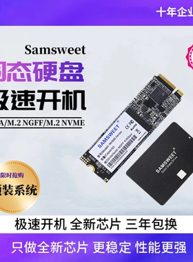 电脑SATA固态硬盘NVME电脑M.2固态硬盘128g高速256G SSD 512G通用