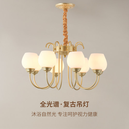 法式中古魔豆灯客厅餐厅吊灯