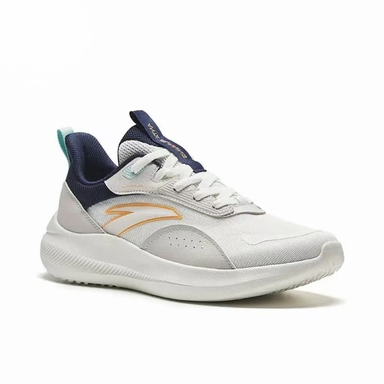 安踏漫步轻便网面透气软底跑步鞋复古慢跑轻质运动鞋912345512