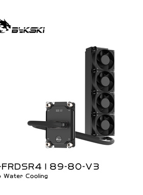 Bykski B-FRDSR-V3 一体式水冷2U服务器80风扇4189/4677/SP5/SP3