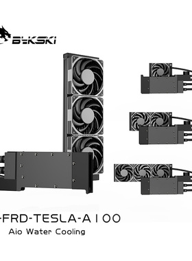 Bykski B-FRD-TESLA-A100 显卡一体式水冷 TESLA A100 40GB