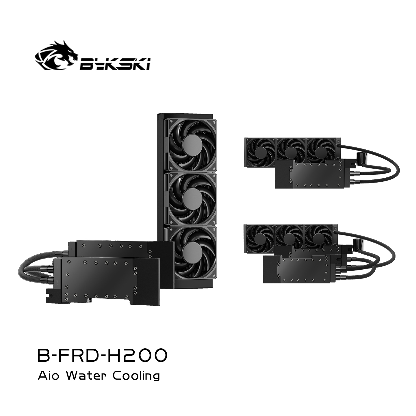 Bykski B-FRD-H200 显卡一体式水冷  NVIDIA TeslaH200 141G
