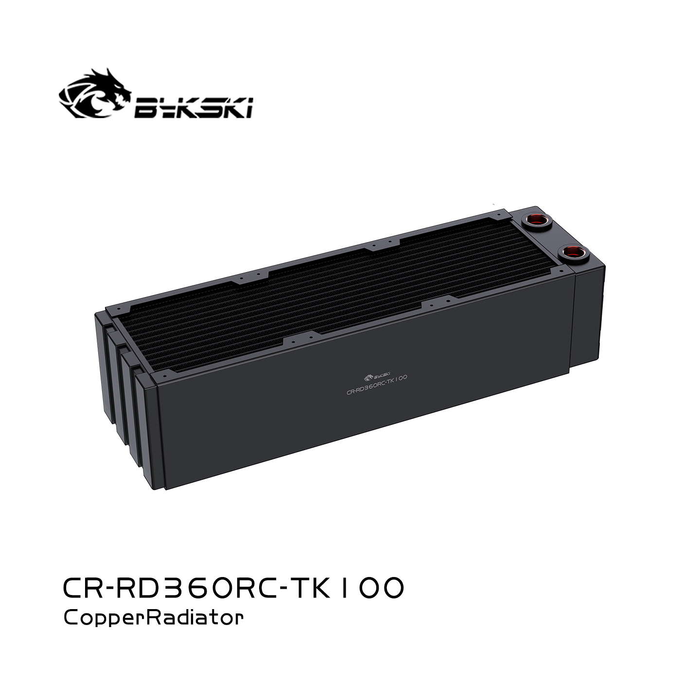Bykski CR-RD360RC-TK100RC系列高性能100厚水冷排紫铜散热换热器