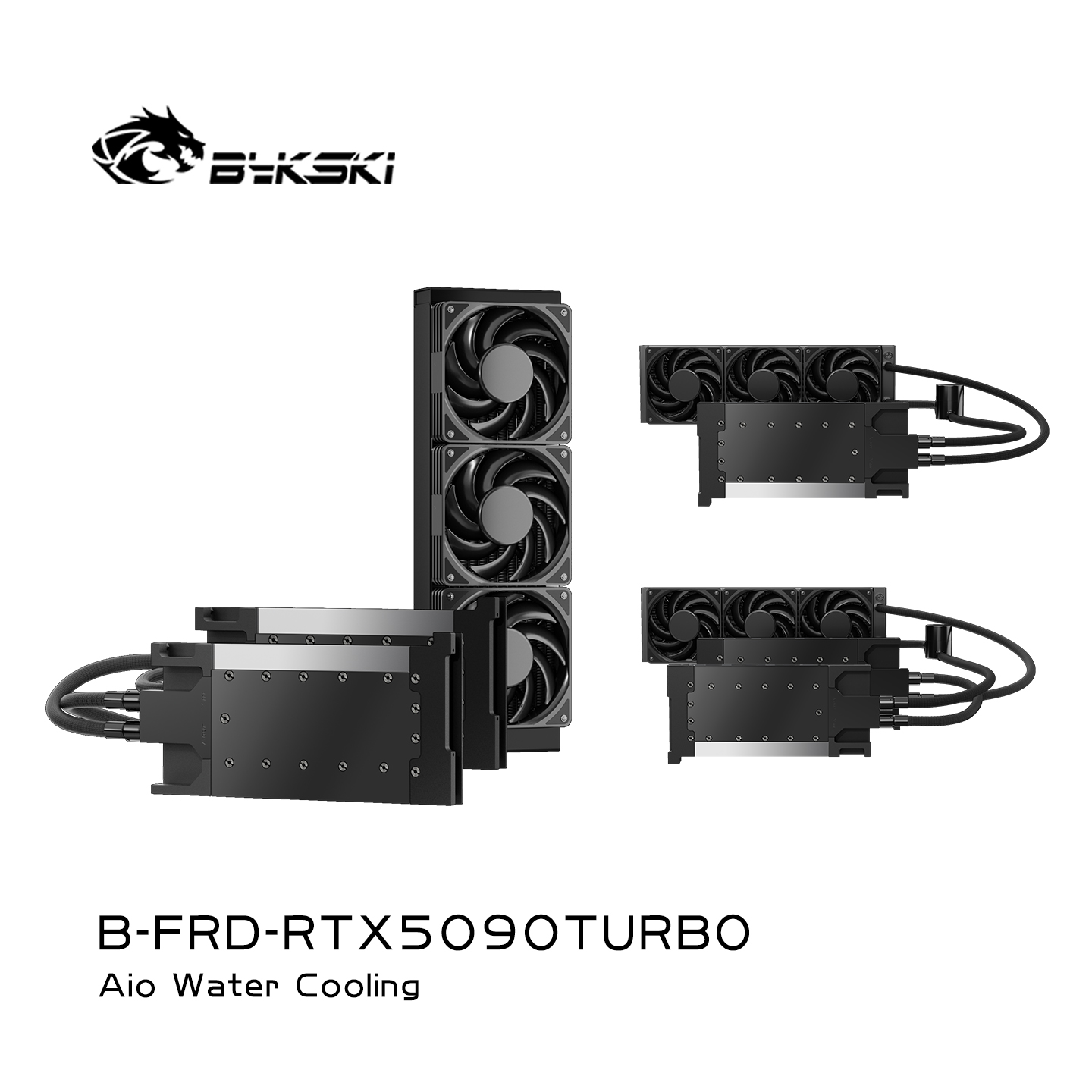 Bykski B-FRD-RTX5090TURBO显卡一体式水冷国产涡轮卡RTX5090 32G