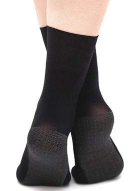 VOCAL 01013 华高50D春秋不透肉天鹅绒纯色短袜 竹炭防滑底短丝袜