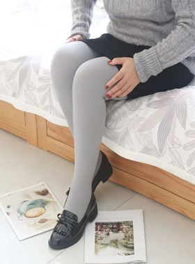 裹起毛显瘦600D连裤袜秋冬季紧的丝袜仲意良品收腹提臀美腿袜子女