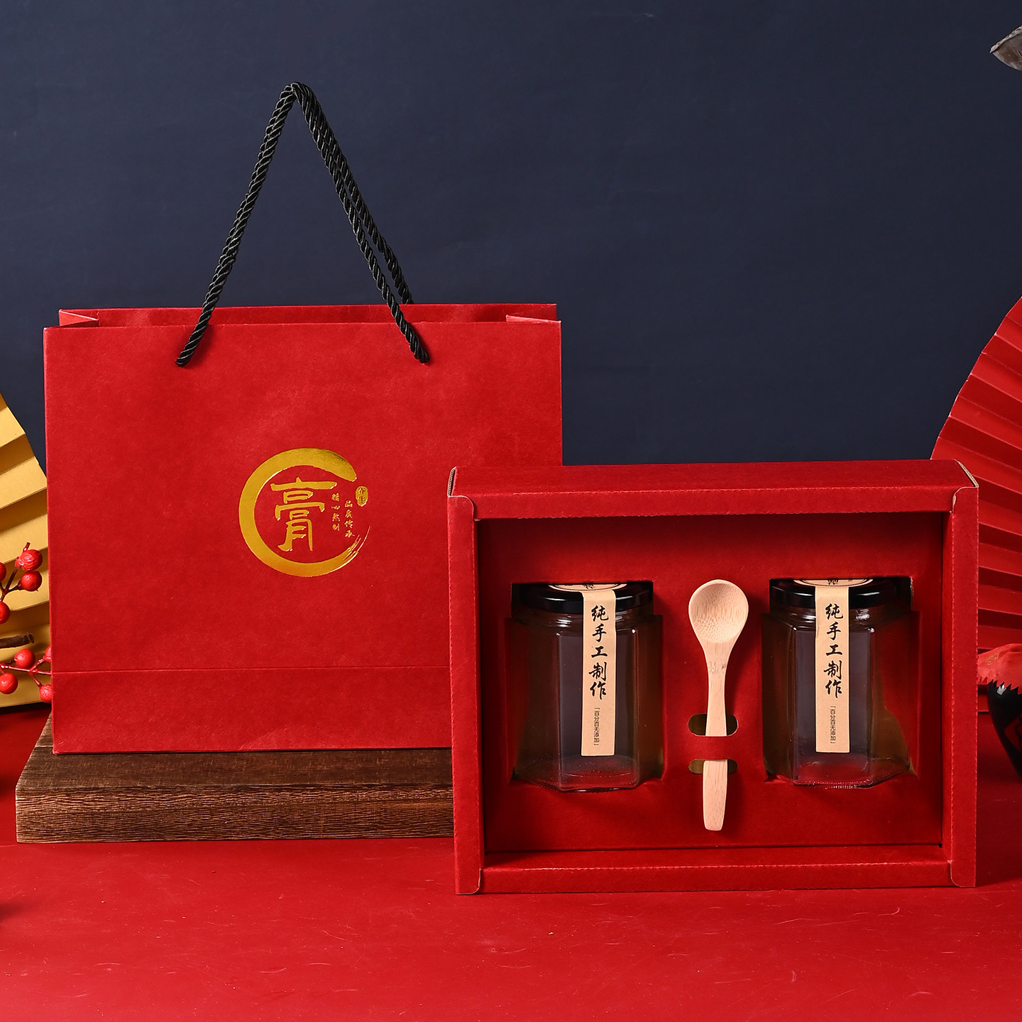 厂家批发包装盒新年礼盒定制