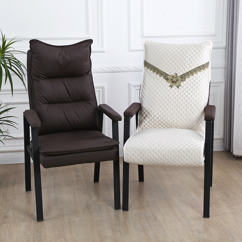 麻将椅套棋牌室老板椅子套舒适久坐麻将馆茶楼家用猫爪皮靠背凳子