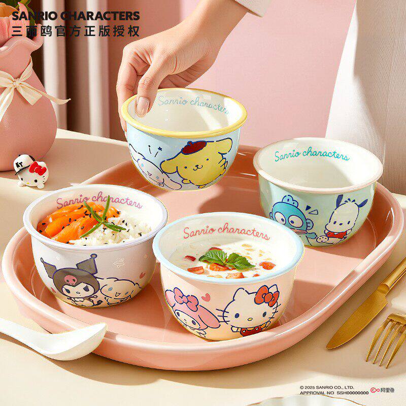 三丽鸥陶瓷可爱儿童饭碗