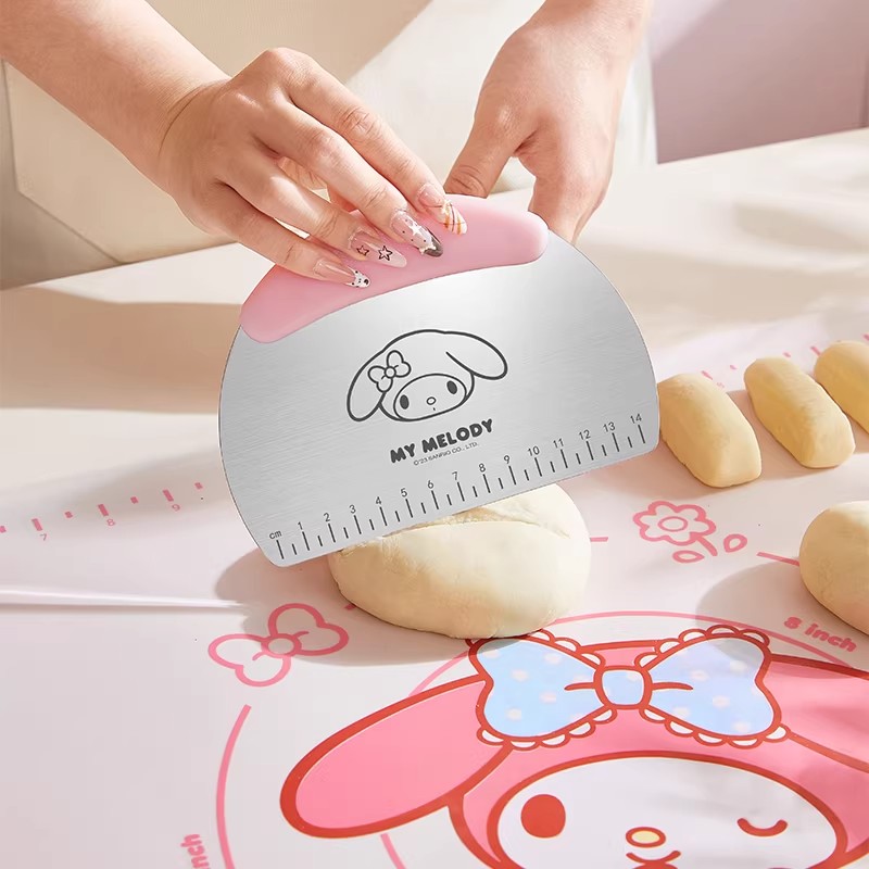 三丽鸥不锈钢烘焙切面刮刀