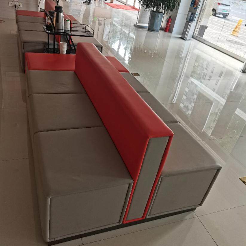 商场酒店公共场所接待区等候区模块组合银行等候区双面座位沙发