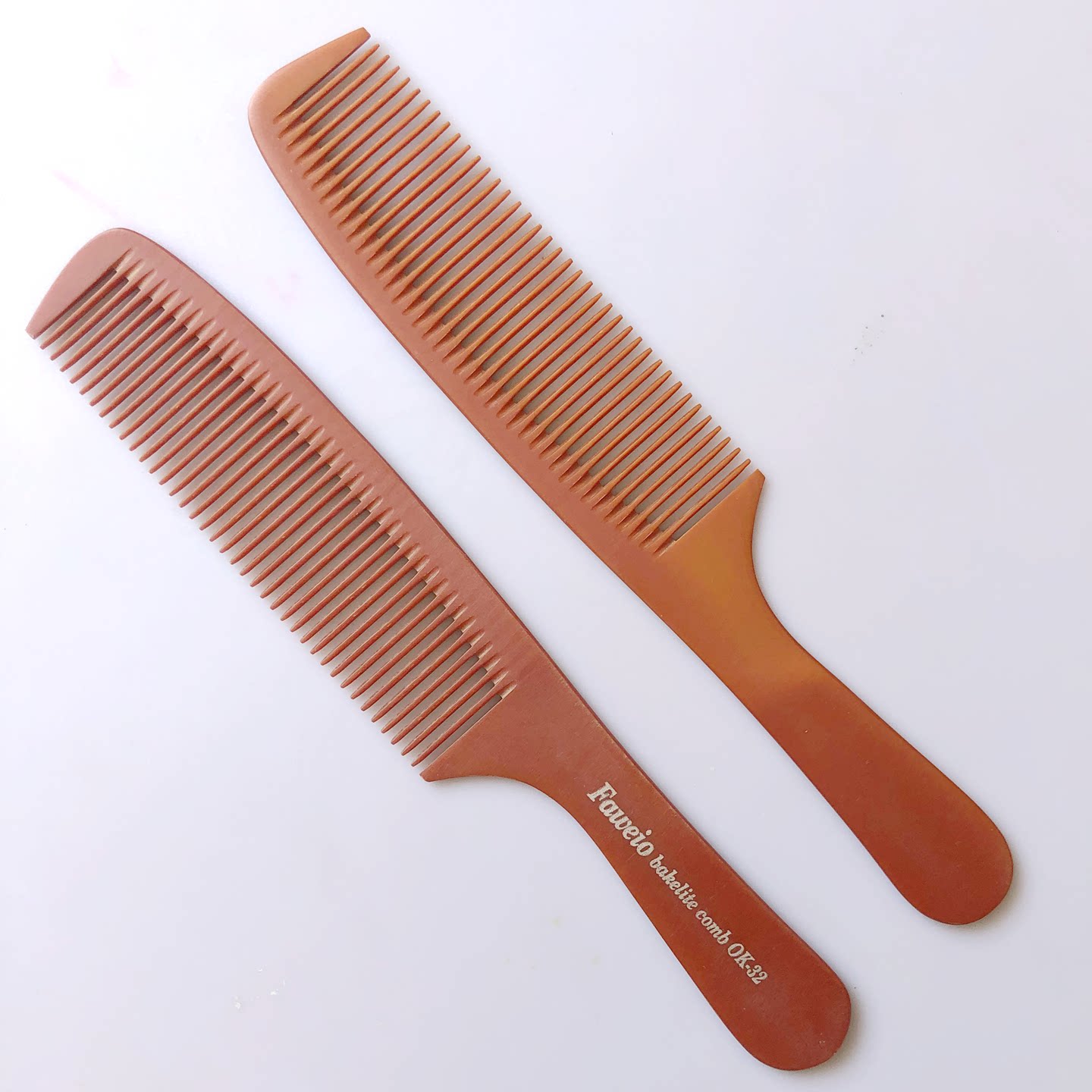 发葳鹅剪发型师剪男发手柄梳子男士超薄平头推边理发美发耐磨梳