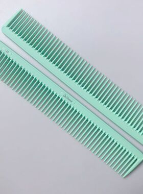 丝御126绿色螺纹圆齿美发梳子发廊专业女士长发造型梳发型师专用