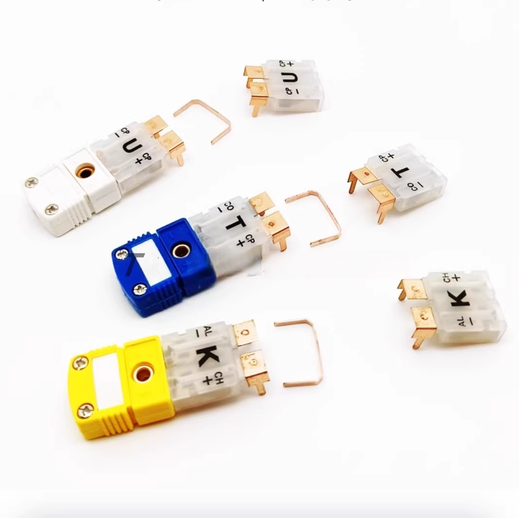 T型U型PCB板热电偶测温插头