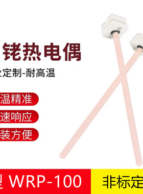 精密铂铑热电偶WRP-100S型R型B型马弗炉耐高温电炉刚玉 0-1600度