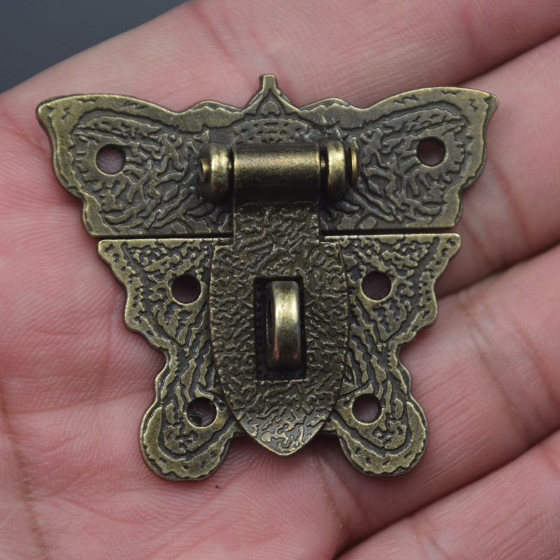 单孔合金蝴蝶锁扣箱扣搭扣锁片