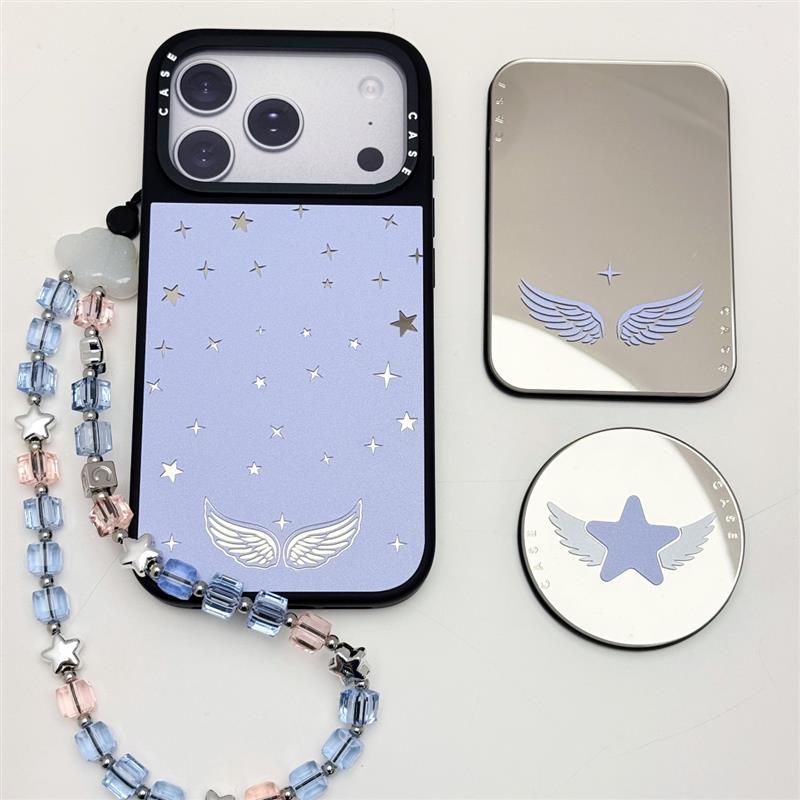 CASOSEFY新款Cloud天使星光粉色巨星系列手机壳适用iPhone17promax苹果16pro磁吸15plus防摔14保护套13全包12