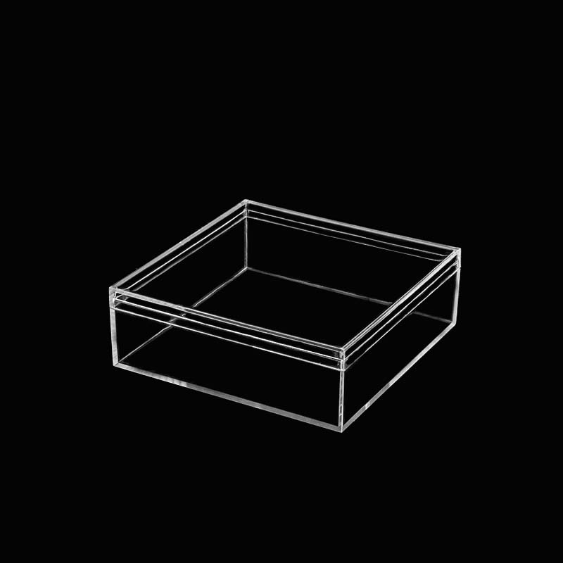 12cm透明塑料盒正方形带盖食品糖果婚庆礼品礼物包装亚克力喜糖盒