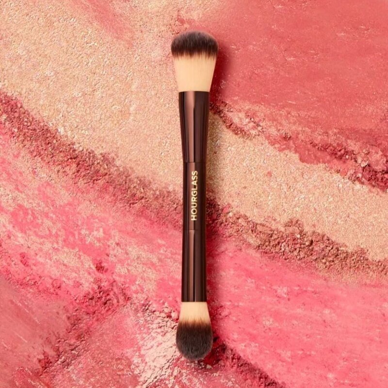 【现货】HOURGLASS双头刷 腮红刷＋高光刷 散粉刷 软毛多用化妆刷