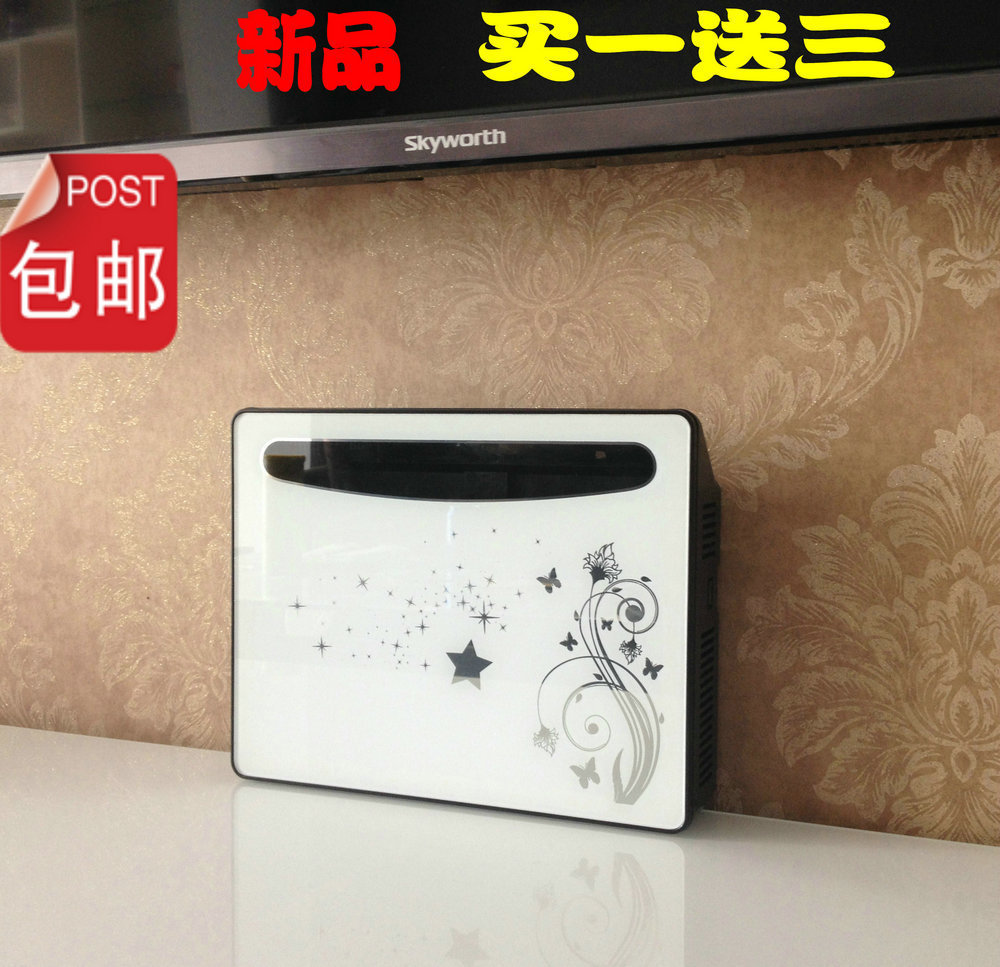 大小号高清/网络/数字电视机顶盒伴侣盒壁挂架 支架挂盒子免打孔