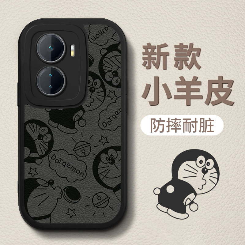 机器猫适用iqooz6手机壳vivoz6液态硅胶z5新款z3个性z5i创意z3i防摔z3x全包T1男女款t2网红t1x爆款潮牌保护套怎么样,好用不?