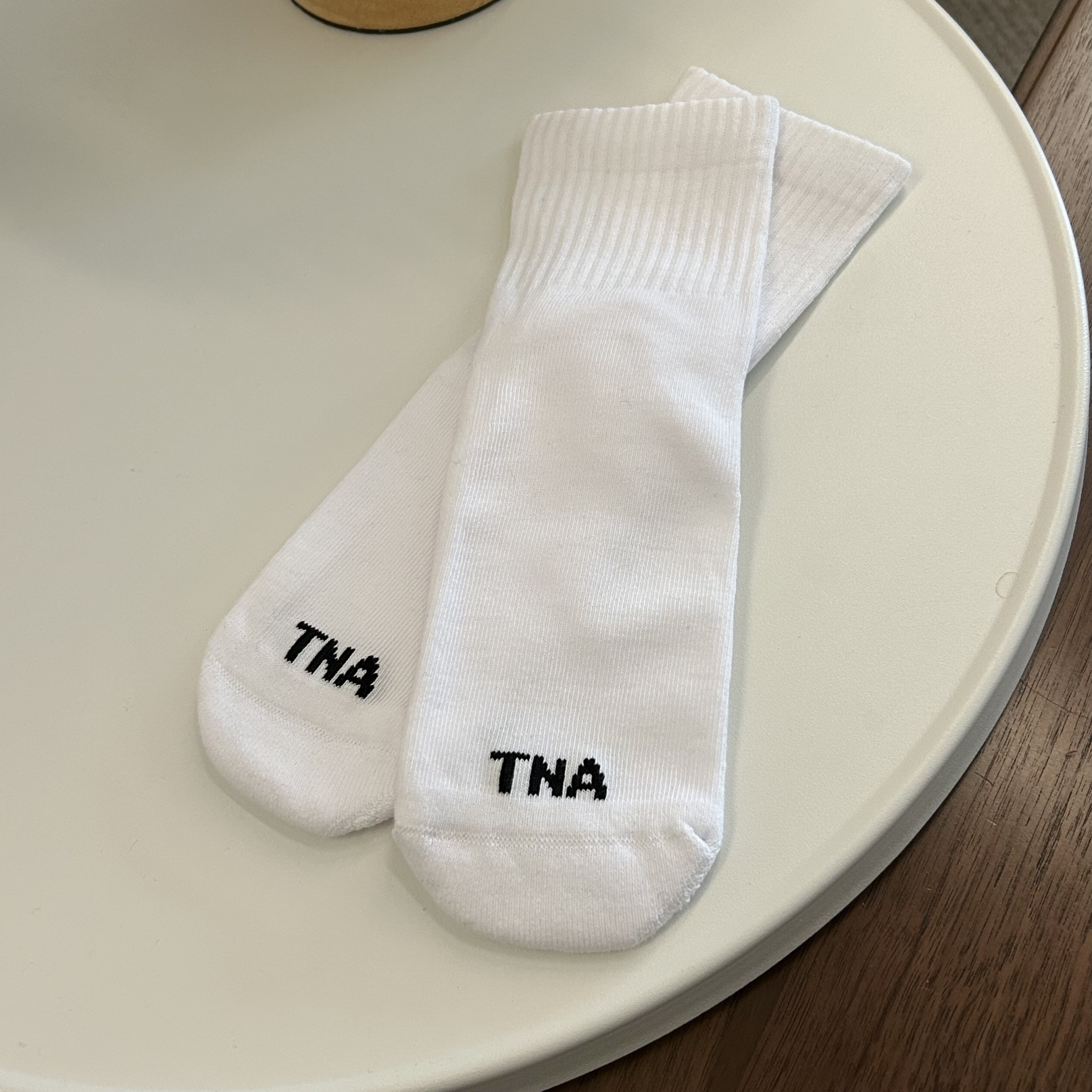 thumbnail for ARITZIA TNA Sports Outdoor Running Rib Versatile Comfortable Cotton Towel Bottom Women's Mid Socks 5 Pairs Free Shipping