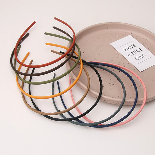 细边简约头箍带齿防滑百搭发箍