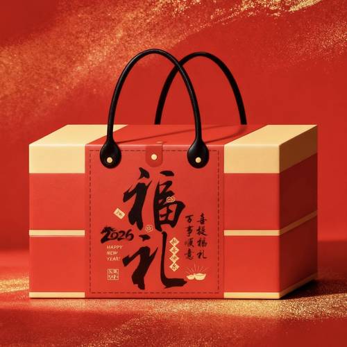 金森园新年礼盒年货包装盒定制