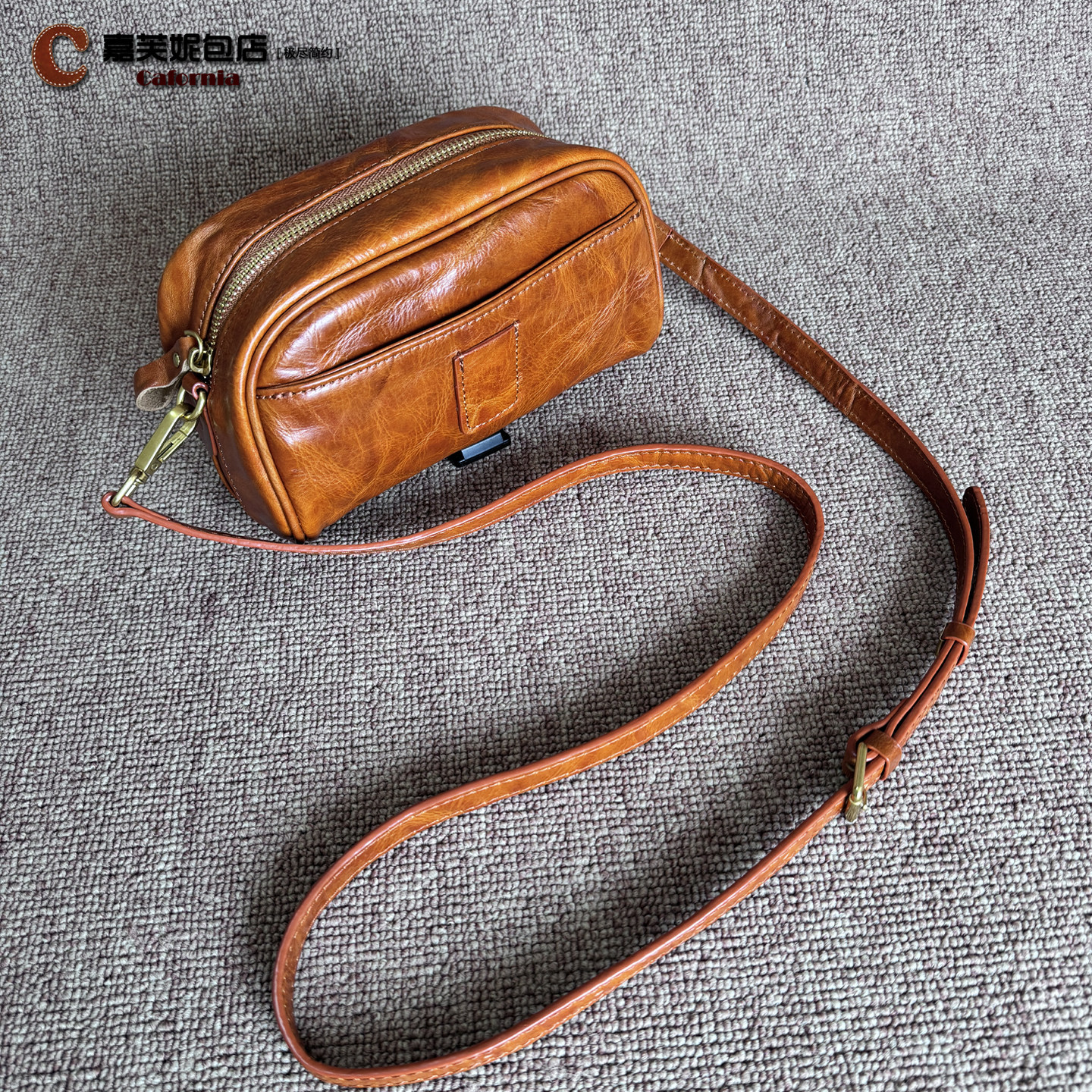 头层牛皮洋气斜挎包复古波士顿包单肩斜跨枕头包真皮百搭女小方包,箱包皮具/热销女包/男包,腋下包,淘宝优惠券,粉丝福利购,淘宝优惠卷