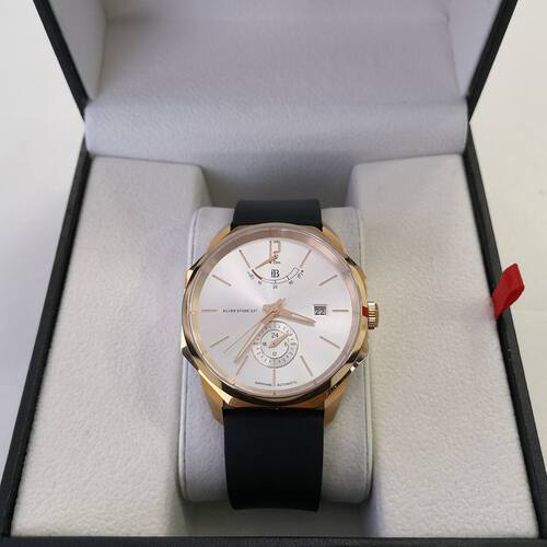 6087全自动机械表宾利硅胶表带男