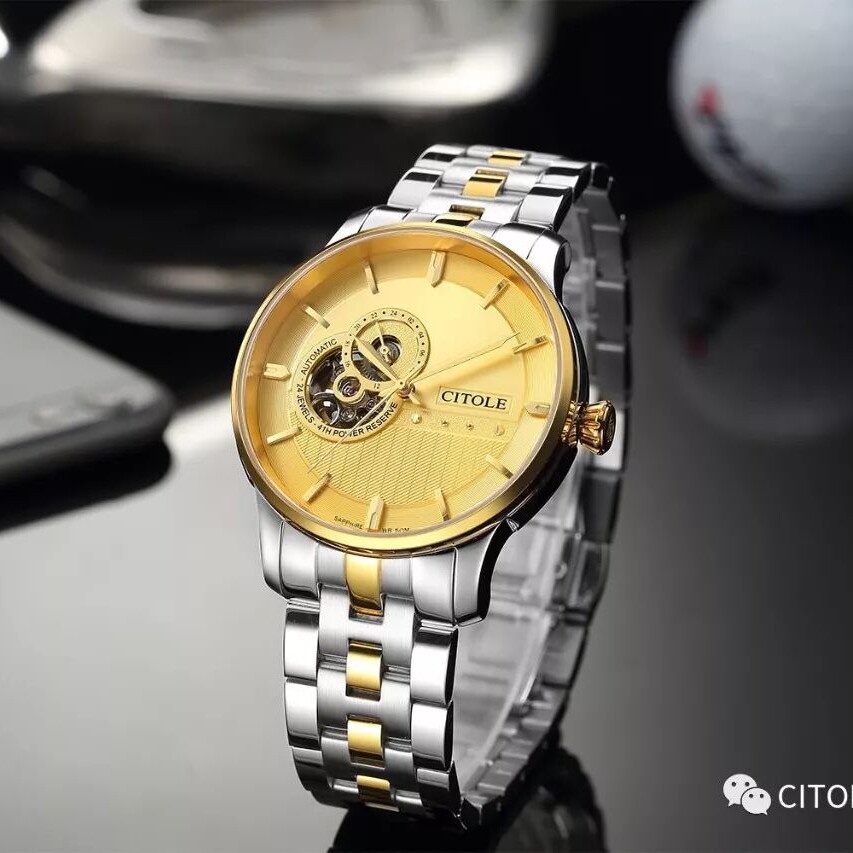 全自动镂空防水机械表新品