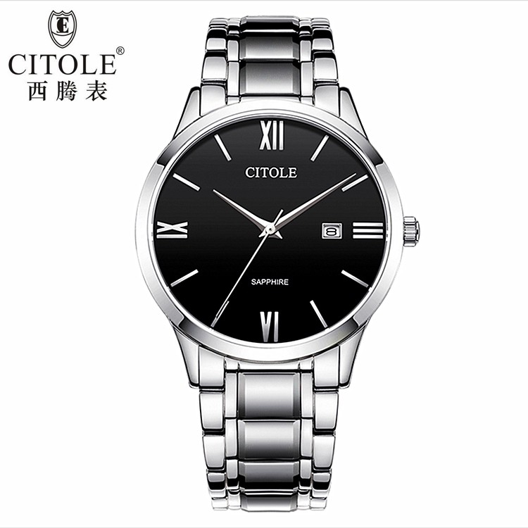 超薄简约风罗马刻度石英表新品