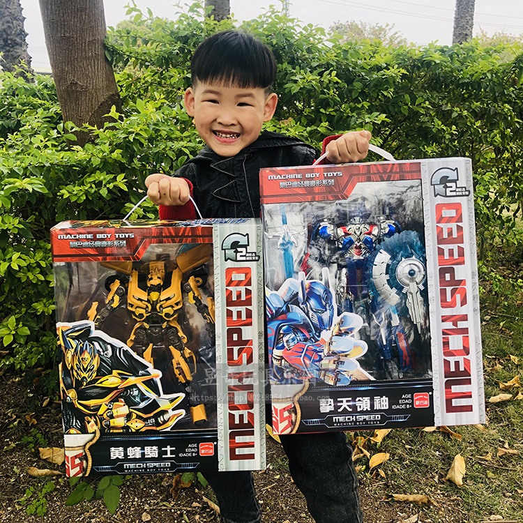 黄蜂变形擎天警车大中小号益智