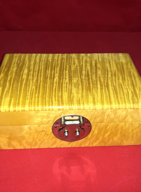 金丝楠木首饰盒木雕珠宝收纳盒大叶楠中式嫁妆盒子创意工艺品摆件