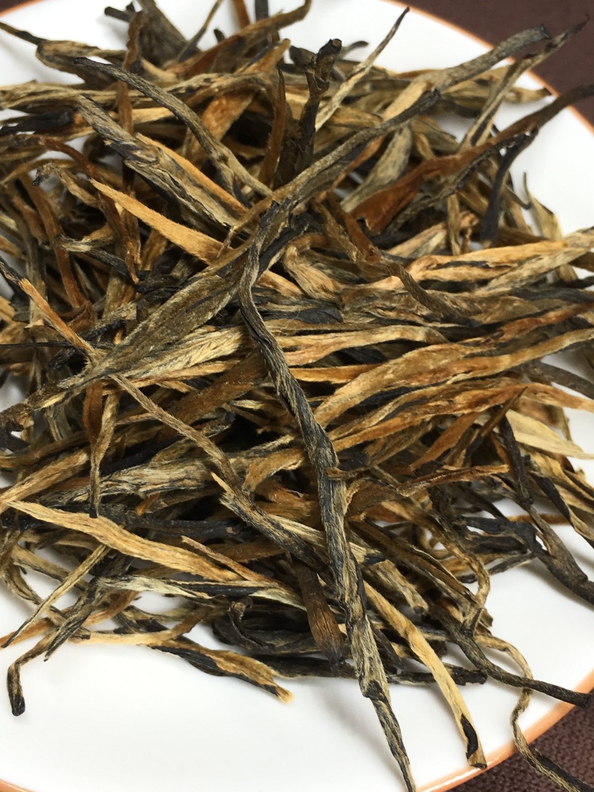 金针滇红茶散茶一芽一叶云南滇红茶汤香明显棉绸厚重工夫红茶茶汤