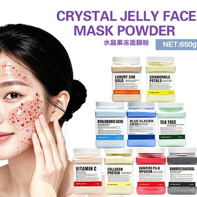 650g Crystal Jelly facial mask Pink Petal Whitening facial